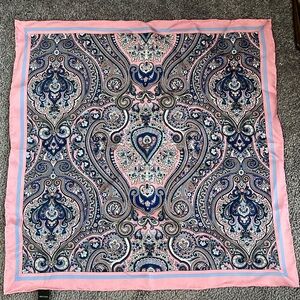Paisley Silk Hanky/ Pocket Square